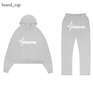 Hoodie Nofs Designer Trainingspakken voor heren NOFS Letters Grafisch bedrukt 2-delige sets Trainingspak Heren Sweatshirt met capuchon Broek Sportkleding Ropa Hombre 4595