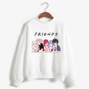 Hoodie Sweatshirt Fairy Tail Natsu Lucy Gray Elza Print Cosplay Kostuum Anime Dames / Mannen Top Y0816