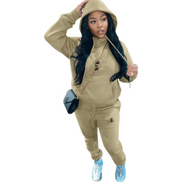 Sweat à capuche Tech Nouvel hiver Designer Survêtements Femmes Luxe Sweat Costumes Automne Jacke Femmes Jogger Sportswear Veste Pantalon Sweat Sporting FEMMES Costume Hip Hop Set