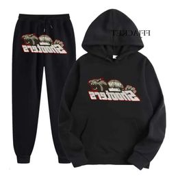 Hoodie Trapstar Full Tracksuit Rainbow Towel Brodemery Decoding Men and Women Sportswear Suit Cost Closers Taille Theface Jacketstop