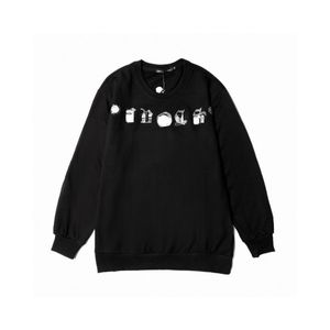 Sweat à capuche avec lettres pour hommes et femmes, pull-over avec strass, Design Harajuku, Streetwear, pull à col rond