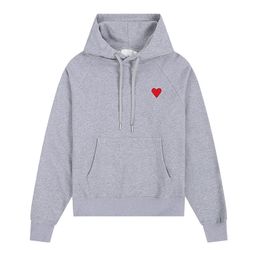 Sudadera con capucha para mujeres pareja pareja corazón bordado patrón de primavera y otoño suéter con capucha vintage jogger suelto sudadera para hombres casuales sudadera para hombres