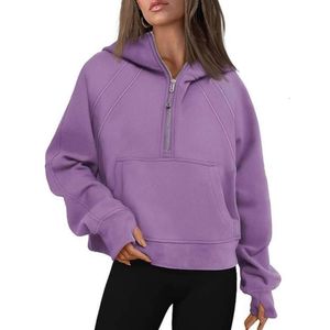 Sweat à capuche de yoga pour femme, manteau à fermeture éclair, vêtements de sport, fitness, chemises de course, sweat-shirt, veste de costume, haut de gym, vêtements de sport, polaire, pull d'entraînement ample M9