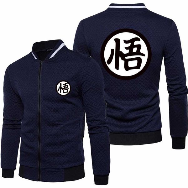 hoodie2021 nouveau hommes Amie Z goku dessin animé veste printemps automne à manches longues mode vêtements de sport décontracté fermeture éclair à capuche hommes sweats