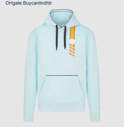 Sweats à capuche et sweat-shirts Sweat à capuche hiver Formule 1 Racer Lando Norris F1 Mclaren Team Racing Fans Hommes/femmes Veste surdimensionnée avec chapeau LG5N