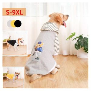 Hoodies Automne Hiver Pet Clothes Dog Fashion Chien chaud Hoodie Veste de chien Pug French Bulldog Grand et petits vêtements de chien Sweat-shirt