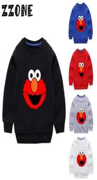 Sweats à capuche Enfants The Sesame Street Elmo Catoon Sweatshirts Baby Catons TRUI TOPS Girls Boys Restraint Vêtements Kyt2413 07109960984