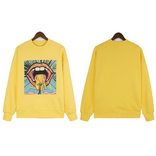 Sweats à capuche Designer Sweat à capuche Loisirs Sweats à capuche Pull Sweat-shirt pour hommes et femmes Mode Street Wear Pull à capuche ample Couple Top Veste en coton jaune à capuche xl