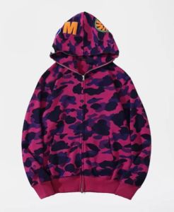 hoodies designer heren hoodie Shark lichtgevende hoodies shark hoodie camo print herfst nieuwe hoodie mannen Technologie puur katoen Vest Full Zip Shark Hoodi w2r5#