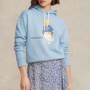 Hoodies Designer Femmes Polo SweaThirt SHIRTES LONGES S TOP TOP FEMME HOODY Little Bear Pullover Sweats à capuche