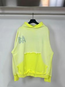 Sweat à capuche à sweat à capuche Balencigaas Sweatshirts Pullover Banciagalies à manches longues BB Mens Imprimez Vêtements XS-L C5H6