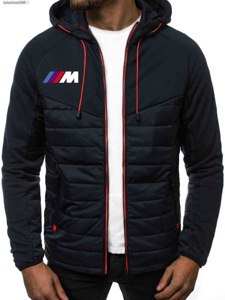 Sweats à capuche hommes pour Bmw Power M1 voiture impression mode à manches longues sweats à capuche hommes veste fermeture éclair homme à capuche vêtements