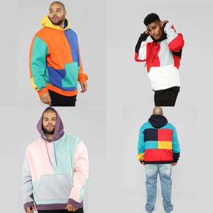 Sweatshirts pour hommes pour hommes vêtements d'hiver masculins 2021 Multi-couleur lâche pour hommes à sweat à sweat à sweat à sweat surdimensionné