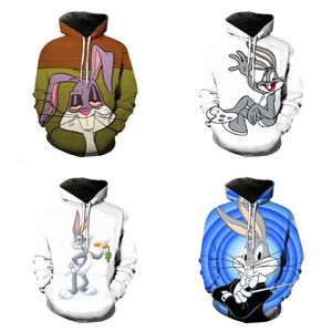 Sweatshirts pour hommes à capuche pour hommes caricatures d'anime pour femmes Pull Print 3D Fashion Haruku Street Hip Hop Spring and Automne Style