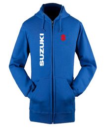 Hoodies Men Suzuki Car Logo Print Casual Sweatshirts met lange mouwen Sweatshirts Mens Zipper Jacket Man Hoody Clothing3441113