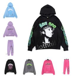Hoodies Mens Sweat Pant Spider Sweat à capuche Fashion Fashion Young Thug Pullover Pink Swensuit Man Designer Woman Suit
