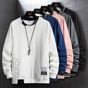 Hoodies Mens Sweatshirt Casual lange mouwen Shirts Streetwear Koreaanse mode crew lente en herfstkleding voor 2022 y2211