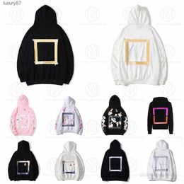 Hoodies Mens Womens Fashion Streetwears Man S Pullover Winter Sweins Sweats Hooded Designers High1 Street Print White Hoodys