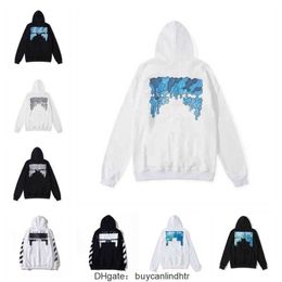 Hoodies Mens Womens Fashion Streetwears Man S Pullover Winter Sweatshirts Loosed Hooded Offs Designers Vêtements High1 Quality Street Imprimé White Hoodys Yaqh