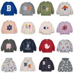 Sweats à capuche Sweatshirts 2023 Bobo Automne Enfants Bébé Garçons Filles Coloré Dessin Animé Hiver Enfants Polaire Vêtements Enfant Coton Pull 230906