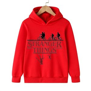 Hoodies sweatshirts 4-14 jaar kinderen babymeisjes vreemde dingen 4 print 220823