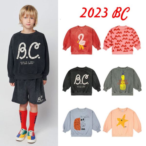 Sweats à capuche BC SS printemps été coréen garçons filles sweats enfants vêtements dessin animé coton pulls bébé vêtements pour enfants haut 230825