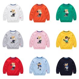 Hoodies Sweats Enfants Automne Ours Sweatershirts Garçons Filles Coton Long 220824