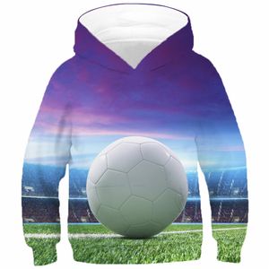 Sweats à capuche Sweats Enfants Football Football Fire Hoodies Garçons Filles Sweat À Capuche Automne Printemps Enfants Bébé Mode 3D Imprimer Pull Vêtements 230227