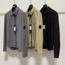 Sweatshirts à capuche CP C0MPANY Nylon Mens Topstoney Vestes Classic High-Quality 2 Broidered Badge Style Loose Veste