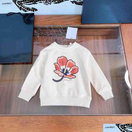 Hoodies Sweatshirts Designer Hoodie For Baby High Quality Red Flower Pattern Printing Kids Sweater Size 100-160 Round Neck Children Pl Dhays