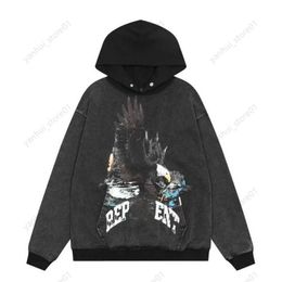 Hoodies Sweatshirts Designer Brief Herren Nische Reprreesent Tide Marke Wild High Street Casual American Lose Paar Kapuzenpullover Mantel Kleidung YA19