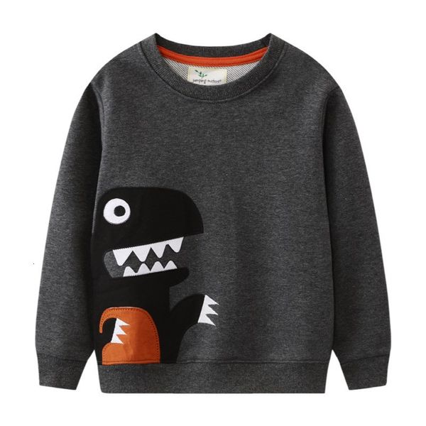 Sudaderas con capucha Sudaderas Saltando Metros Manga larga Bebé para 27T Ropa para niños Venta de dinosaurios Apliques Niños Niñas Camisas Tops 230904