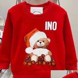 Hoodies Sweatshirts Kind Designer Hoodie Baby Kleden Merk Sweatshirt Meisjes Jongens Peuter Streetwear Kinderen Casual Kindertrui Hiphop Dhxld