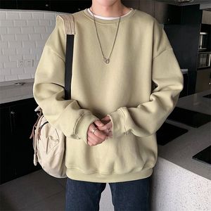 Hoodies sweatshirts heren streetwear solide pullover sweatshirt hoodies mannen lente herfst sweatshirt mannen 220813