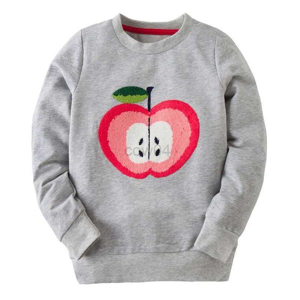 Sudaderas con capucha Sudaderas Nuevo Lindo Algodón Niño Niños Niñas Sudadera Primavera Otoño Manga Larga Bebé Traje Camisa 2-7T Viaje Barato Niños Sudaderas Ropa L0829