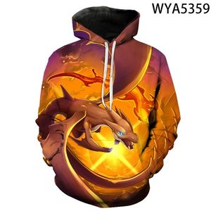 Hoodies sweatshirts Pokmon Kids Hoodie 3D Print Cartoon Anime Cute CH 220824