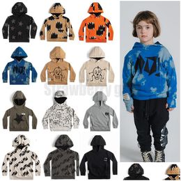 Hoodies sweatshirts vóór verkoop Nununu herfst winter kinderen hoodie jongens en meisjes lange mouwen fleece kinderkleding 12y 14y 230220 d dhc6q