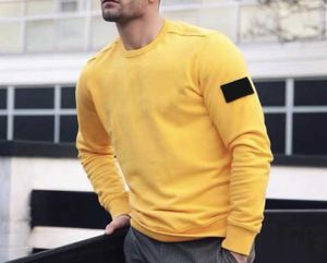 Sweats à capuche Sweat-shirts Printemps et automne pierre quatre couleurs Style masculin et féminin Streetwear Broderie Pull pour hommes La mode est la terre Coton Pull décontracté S-2XL 988