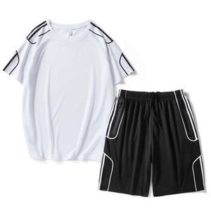 Sweats à capuche Sweatshirts Summer Youth Shorts Set Sports Casual Sports Beau Matching Fashion T-shirt mince à manches courtes {catégorie}