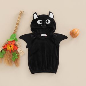 Sweats à capuche Sweatshirts Enfant Garçon Fille Halloween À Capuche Enfants Sans Manches Col Rond Manteau À Capuchon Chauve-Souris Halloween Cosplay Costume Pour Enfants 1-5Y 230905