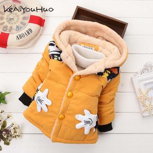 Hoodies Sweatshirts Winter Dicke Jacke Für Baby Mädchen Jungen Weihnachten Casual Mädchen Mantel Kinder Warme Baumwolle Oberbekleidung 1 2 3 4 Y Kinder Kleidung 230222