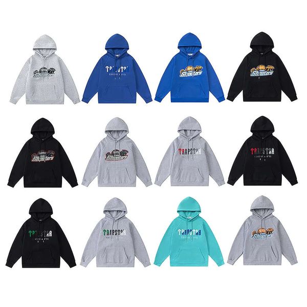 Sweats à capuche Trapstar Tracksuit Capinage Designer Trapstar Hoodies Fashion Broideries Pullover Sweatshirts Clothes Trapstar Shooters Sports S 1418