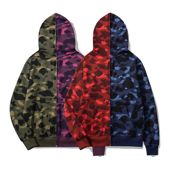 Hoodies femmes mens designer hoodie le ciel étoilé Veste de camouflage Jogger Zipper mode japonaise sportwear Marque sweat à capuche survêtement Prix de gros xl