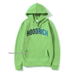 Hoodrich 2023 Winter Sports Hoodrich Hoodie Men Hoodrich Toalla de chándal Bordado bordado sudadera de invierno para hombres Coloridas Blue Solid Jackets 4241