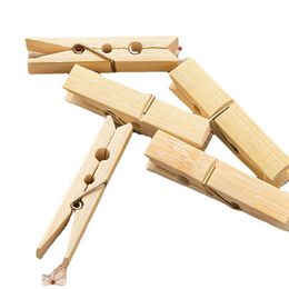 Haak bamboe houten kleding pinnen sokken lokje handdoekdoek-proof pins clips wasknijper