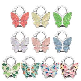 Hook Butterfly Party Handtas Hanger Glossy Matte Butterfly Opvouwbare tafel voor tas Portemonnee Groothandel GG