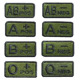 Hookloop borduurwerk bloedsoorten patch handleiding diy groep strip badges logo doek armband tactische rugzak militaire stickers