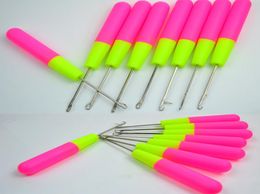 Agujas de gancho para tejido de cabello y crochet jumbo trenzas agujas para el cabello accesorios profesionales herramientas 100pcs DHL 9271705