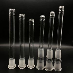 Waterpijp Accessoires Meerdere Maten Glazen Waterpijpen Downstem Waterleidingen Down Stem 18-14mm 14mm 18mm voor Pijp Dab Booreiland Beker BJ