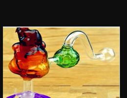 accessoires narguilé [football] panda pot en verre gros bangs brûleur à huile en verre Pipes eau en verre Oil Pipe